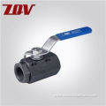 Carbon Steel High Pressure Threaded Ball Valve